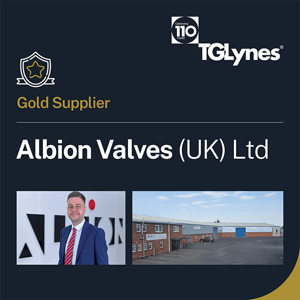 TG Lynes Gold Supplier Albion Valves (UK) Ltd