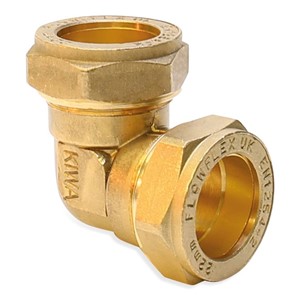 TGL 35mm Elbow Compression Brass