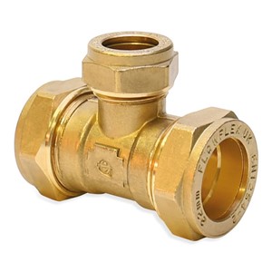 TGL 28x15mm Tee Compression Brass