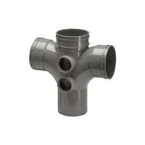 Terrain 4" Spigot Outlet Double Branch 106.104.92G