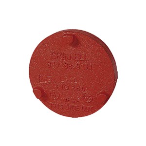 Grinnell 2.1/2" 76.1 End Cap Painted S260P