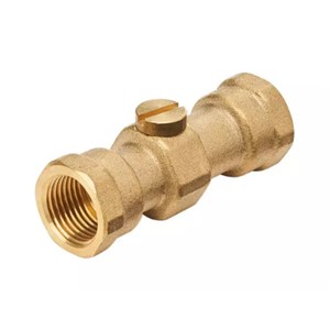 1/2" Brass Double Check Valve WRAS